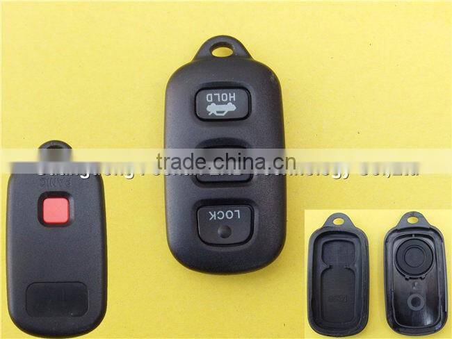 Toyota car remote key for Keyless 3+1 buttons remote key case fob Toyota transmitter key