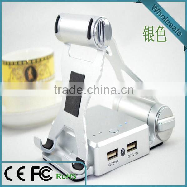 Wholesale High Quality Bracket Power Bank 12000mAh for Table PC Smart Phones