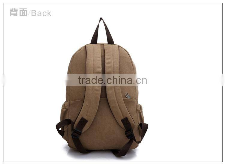 2014 China supplier new design canvas backpack bag,sports travel backpacks in Guangzhou