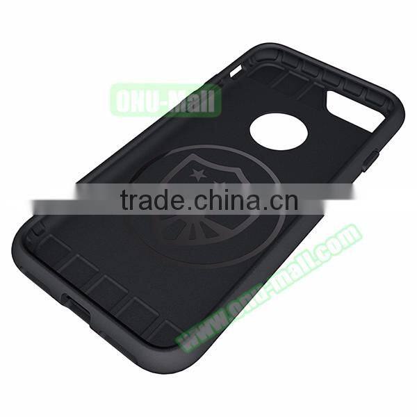 2016 New Arrival!!! 2 in 1 Hybrid Case for iPhone 7, Best Quality Back Cover for iPhone 7