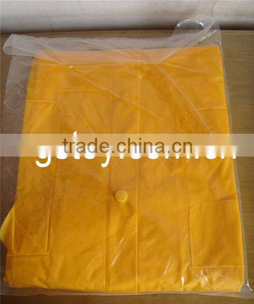 clear PVC PE raincoat