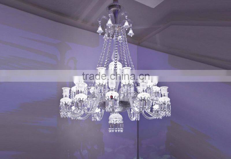hot sale crystal bedside lamps,bedside lamps with shade .chandelier lamp shade baccarat wall lamp . black color