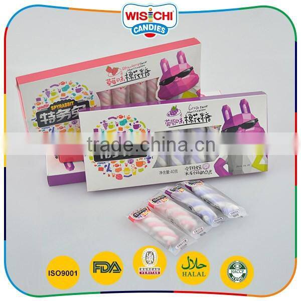 Twist delicious snack candy fruity flavors colored marshmallow