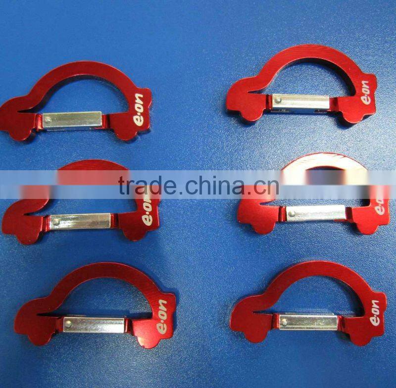 royal crown shape aluminium carabiner metal hooks