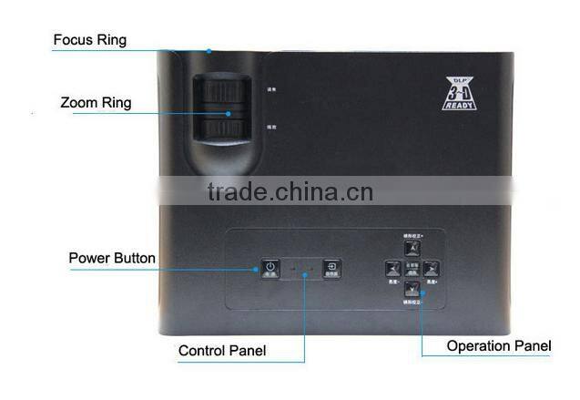 2800 ansi lumens 800x600 resolution dlp 3d hd projector