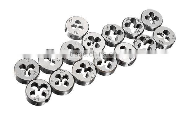 7PC Metric Die set threading hand tools cutting tools