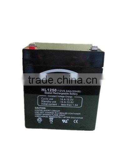 Sufficient capacity 12v 5ah Solar Gel Inverter Battery