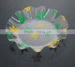 round plastic serving tray/fruit tray /serving tray/snack tray