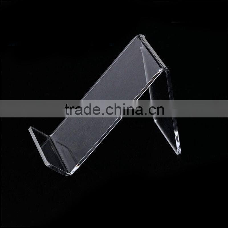 acrylic clear wall mounted shoe storage dispaly racks