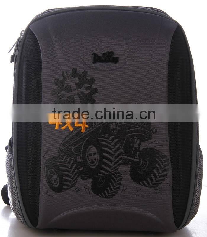 Russia brand children cars print wholesale school backpack bags