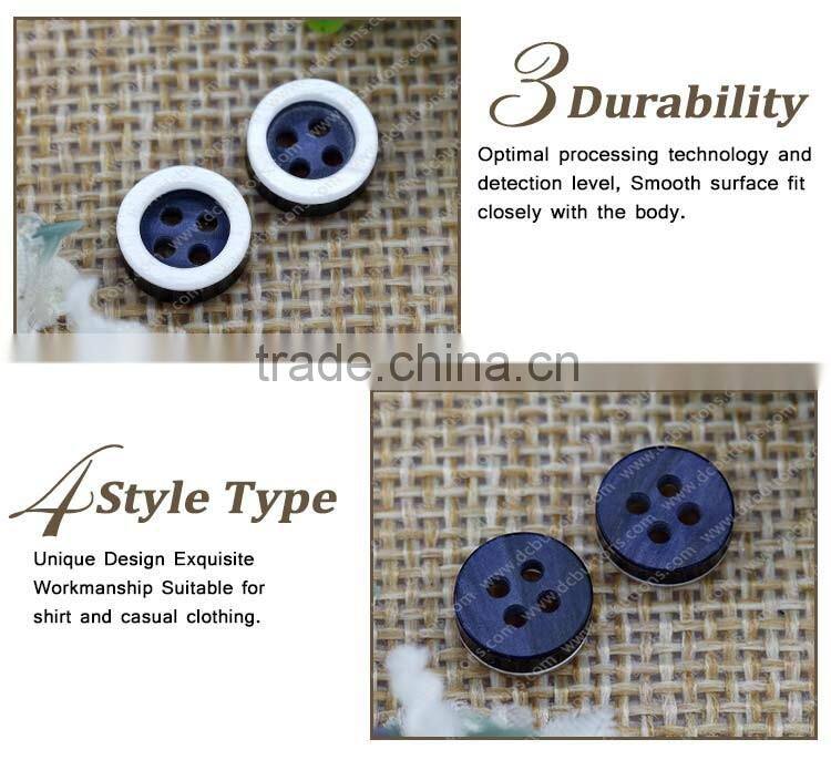 Eco-friendly product plastic 4 hole button for sweater
