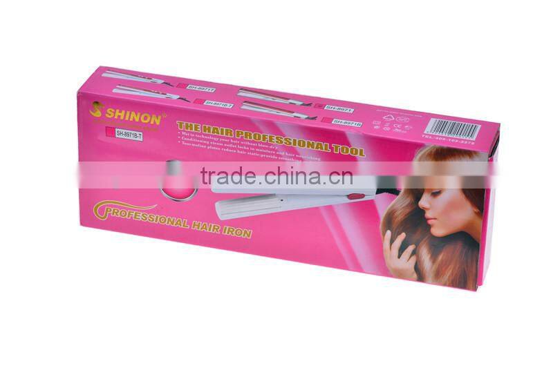 SHINON Professional oem hair straightener SH-8971B-T