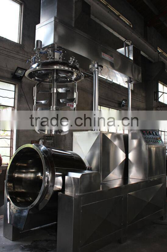 5L-5000L vacuum cream mixing machine with upper homogenizer
