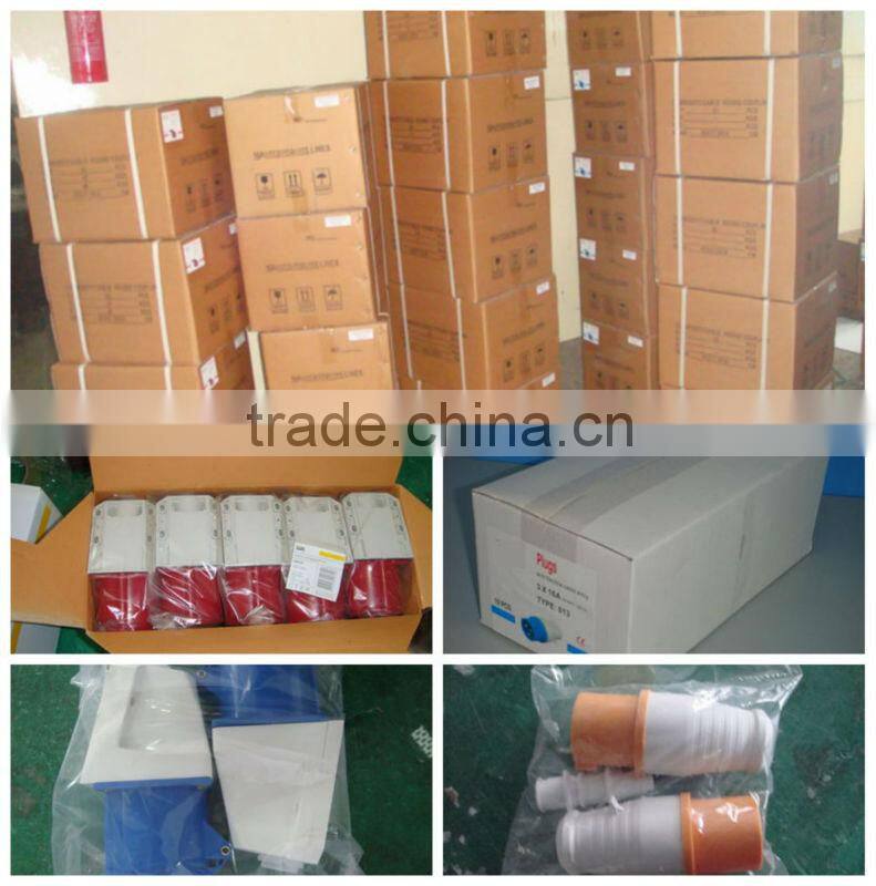 32A 5p 380v 6h IP44 industrial wall socket
