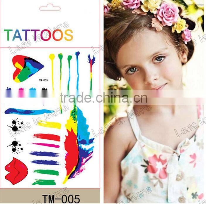 Kids Tatoo Sticker Temporary Body Glitter Tattoo