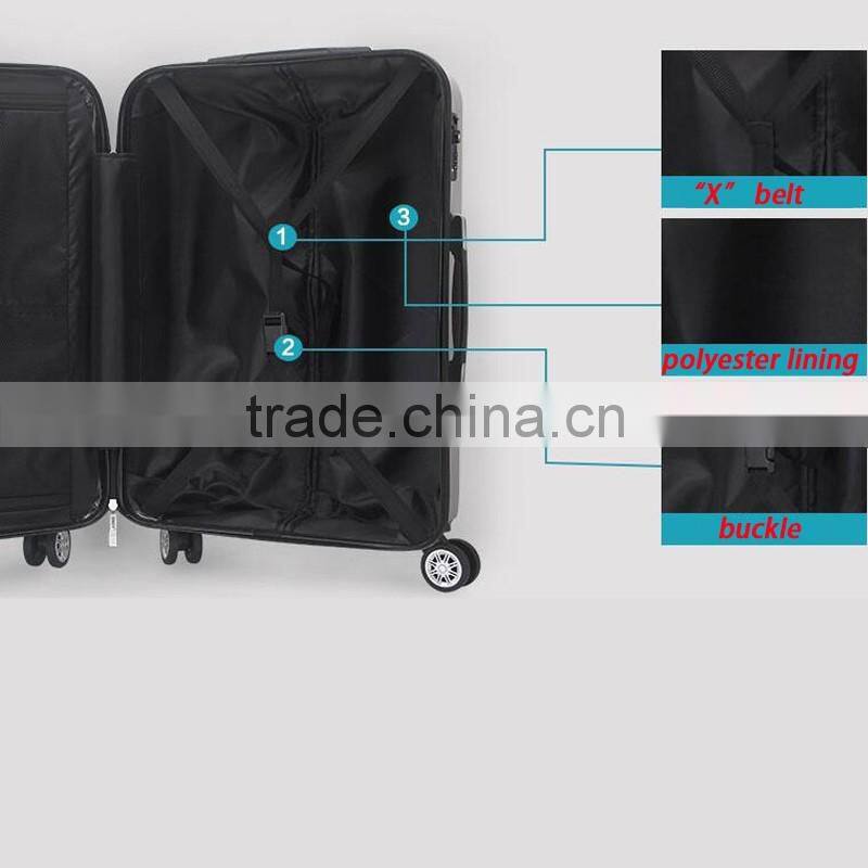 Favored ABS PC Combination Lock Trolley Luggage Trolley Bag
