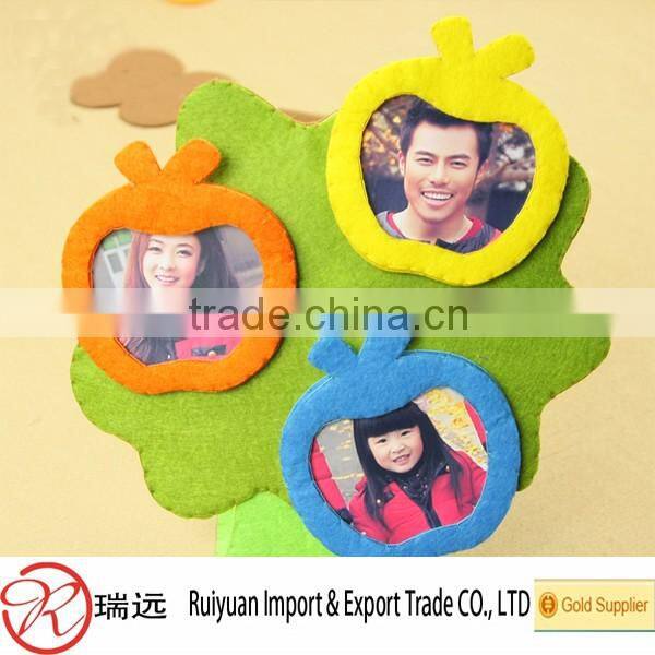 2016 Hot Sale OEM Eco-friendly Handmade Felt Picture Photo Frame
