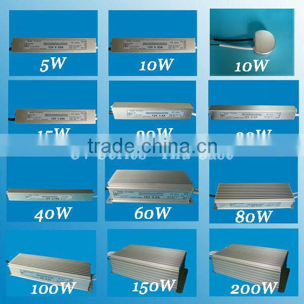 High quality led driver 220vac / 110vac input, input 120v 60hz electronic transformer