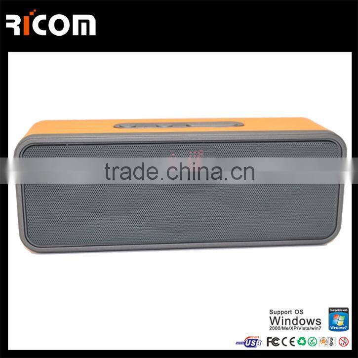Leather 6W bluetooth speaker,PU 6W Bluetooth speaker,1200MAH Leather BT speaker-BSP-230--Shenzhen Ricom