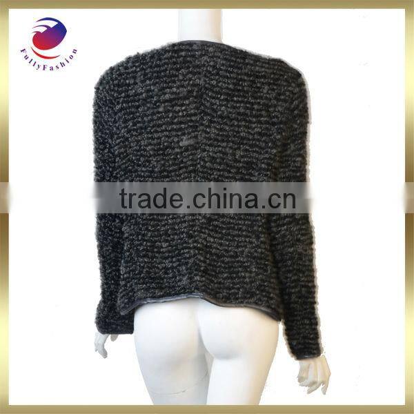 women fancy coat grey wholesale long sleeve elegant