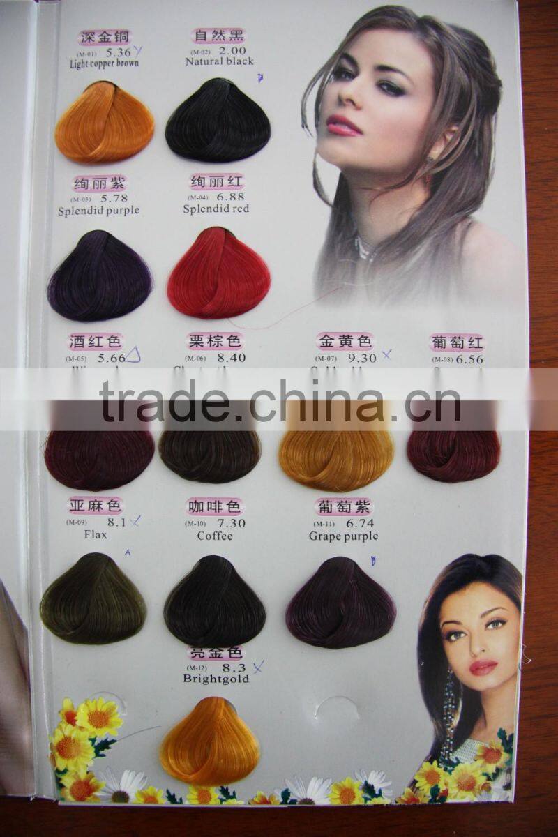 natural ingredients permanent Subaru best hot selling color cream