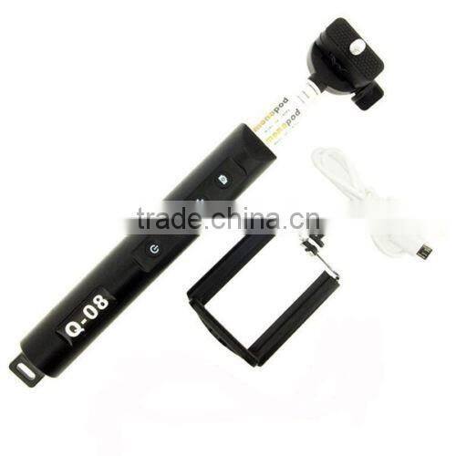 Selfie Extendable Wired Remote Shutter Handheld Selfie Stick Monopod For Phone