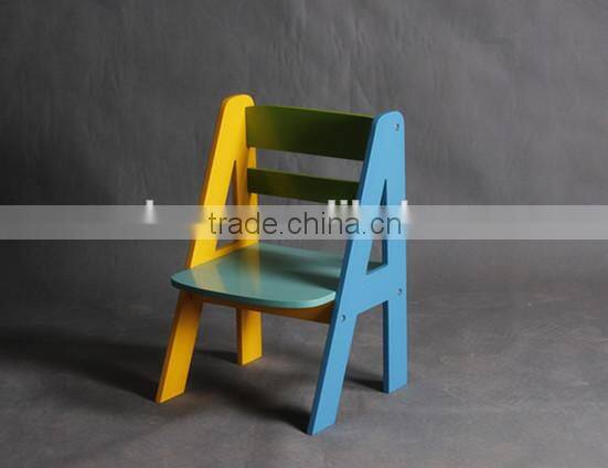 Home wood kids furniture wooden children study table and chair set