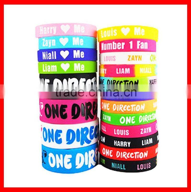 blank silicone men bracelet