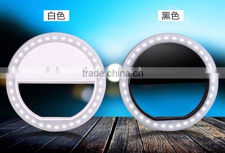 36pcs bright LEDs ring LED selfie flash light for iphone LED Universal Circle Selfie Ring Light For mobile phone