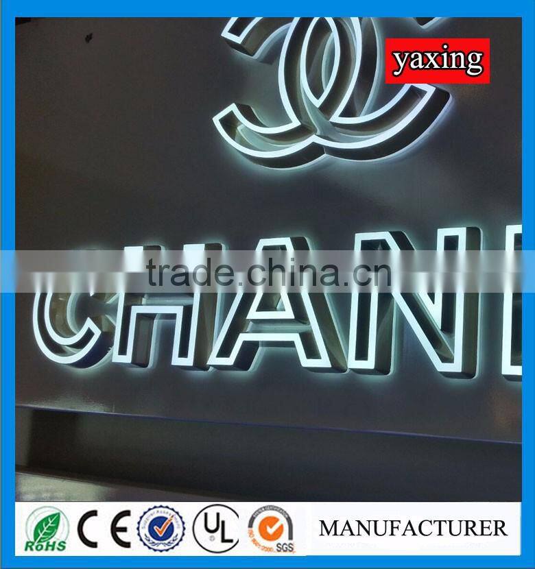 Outdoors advertising logos business signs led lighting sign letters