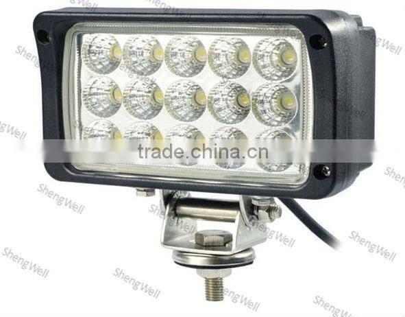 ShengWell auto 45W 9--32V CREE LED work light IP67 factory directly 12month warranty car led work light 45w led work light