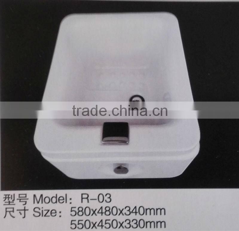 Acrylic pedicure sink/ foot bath basin for sale