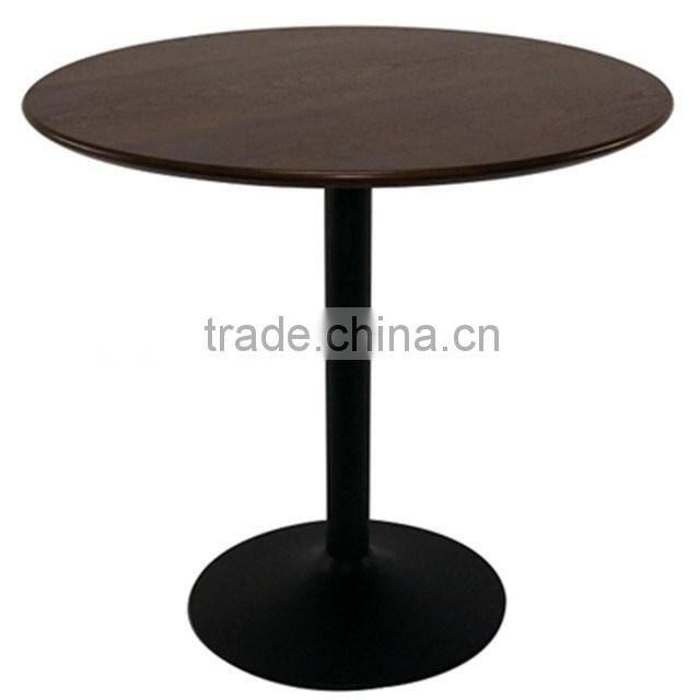 Vintage commercial metal table iron tea table wooden table