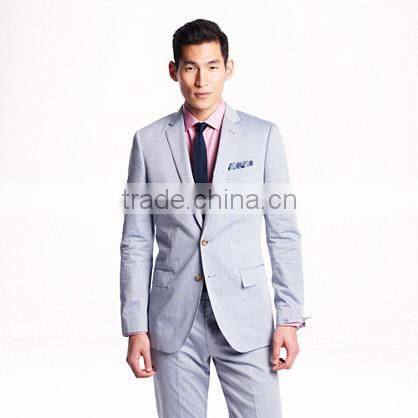 2014 Top Quality 100% wool Light Blue wholesale suits