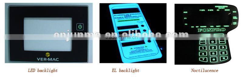 high quality Custom Polyester foil switches membrain keypad keyboard