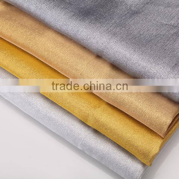 Polyester Metallic Yarn Dyed Lame Fabric for Costume