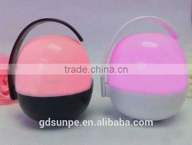 Mobile phone computer accessories portable LED bluetooth speaker with mic handsfree functions