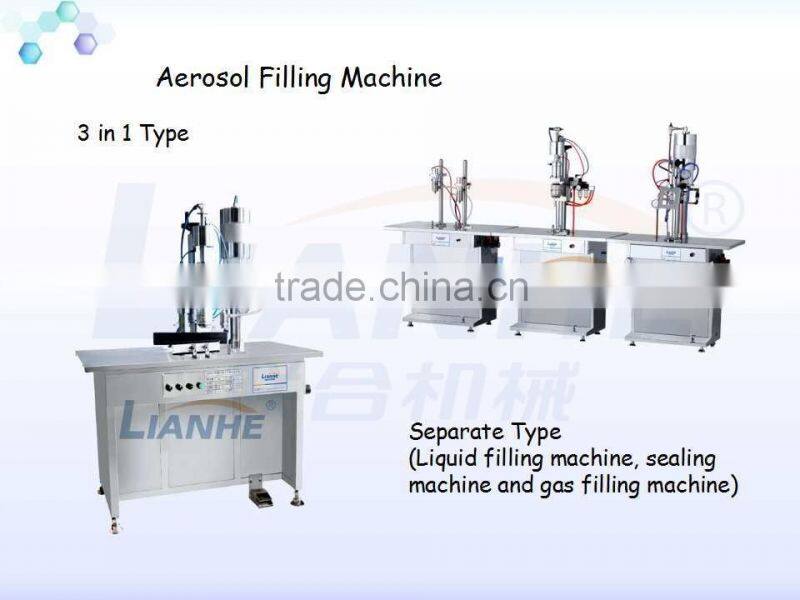 Facial Cleanser Foaming Aerosol Filling Machine Semi Automatic