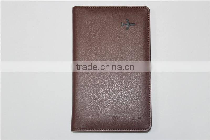 New arrived leather passport holder with multi-function pocket,Beautifully made passport cover/travel wallet with custom logo