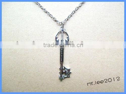 Kindom Hearts Sora Roxas Keyblade/Key Blade Oathkeeper+Oblivion+Ultima Pendant Charm Necklace