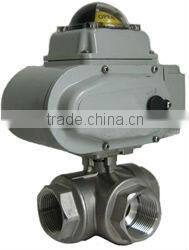 ball valve with pneumatic actuators