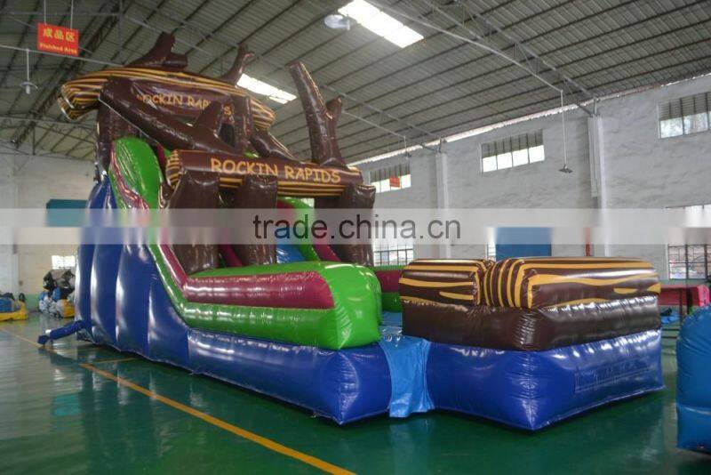 New product palm tree Inflatable water slide giant inflatable water slide for adult
