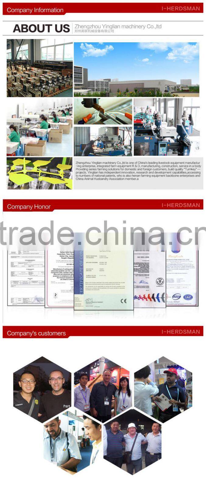 Poultry equipment stainless steel continuous veterinary metal syringe