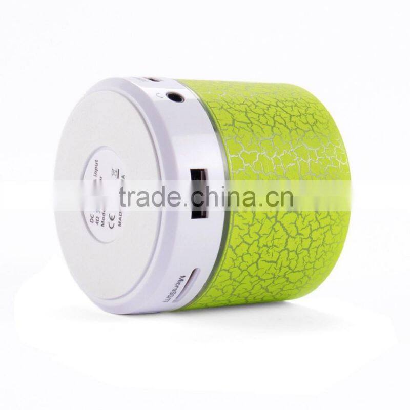 subwoofer with Colorful Mini Portable wireless metal LED bluetooth speaker