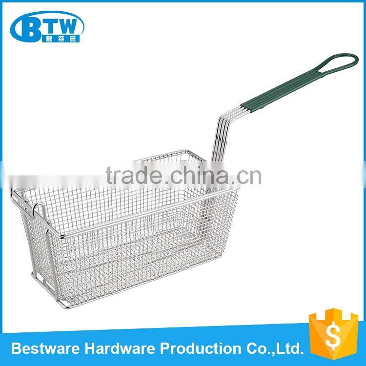 Diameter127*177.8mm Stainless Steel Round Shape French Fries Deep Fry Basket