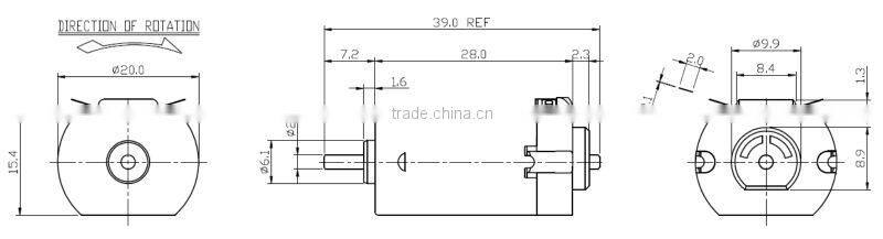 China good supplier competitive 1.5v micro dc motor for cd/dvd-rom drive