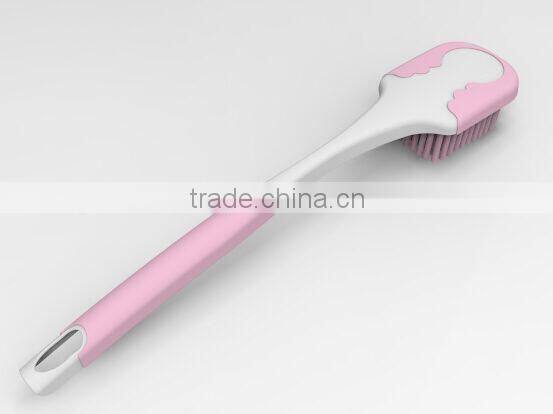 GS0212 Long Handle Body Cleaning Plastic Bath Brush