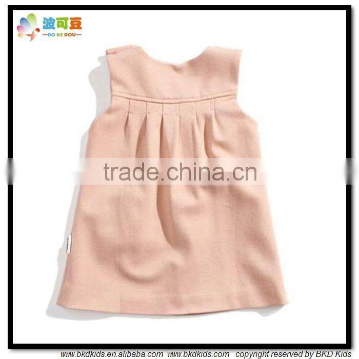BKD kids clothes china for handmade flower kids sleeveless dresses
