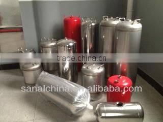 STAINLESS STEEL GAS CYLINDER WITH CE