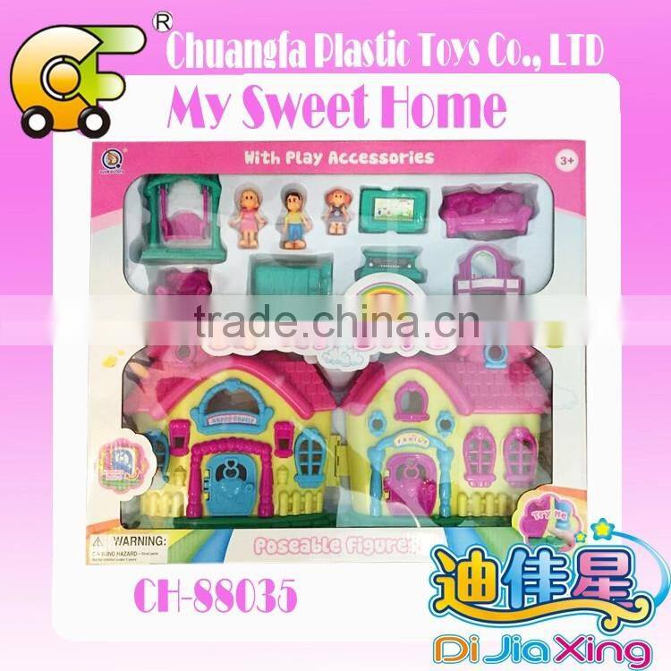 Diy toy house Villa House Toys Doll House Toys Villa